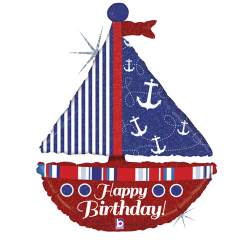 Ballon Voilier/bateau Happy...