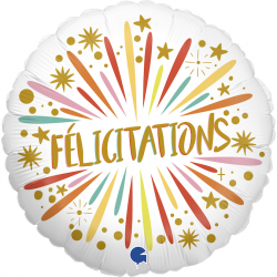 Ballon Félicitations rond...
