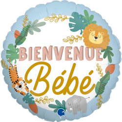 Ballon Bienvenue Bébé Bleu...