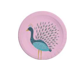ASSIETTE - Paon x 8 (en...
