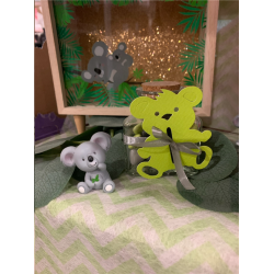 ETIQUETTE - Koala vert anis...
