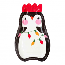 ASSIETTE - Pingouin x 8...