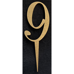 TOPPER - Chiffre 9 de...
