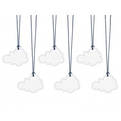 ETIQUETTE/TAGS - Nuage x 6...