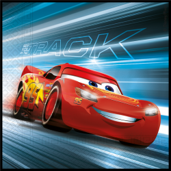 SERVIETTE - Cars x 20 (33cm...
