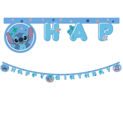 GUIRLANDE - Stitch ( fanion...