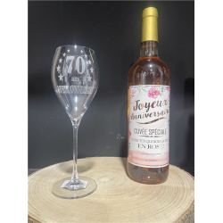 FLUTE - 70 ans (22cm 28cl)