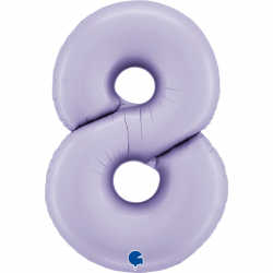 Ballon Chiffre 8 parme 1m...