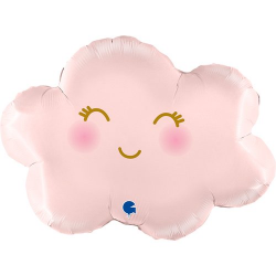 Ballon Nuage rose pastel...