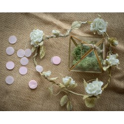 CONFETTIS - Rond rose...