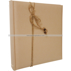 LIVRE D'OR - Lin (24cm x 25cm)