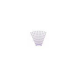 PAILLE - Rayée lilas et...