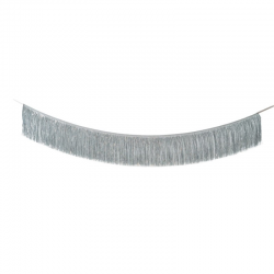 GUIRLANDE - Franges argent...