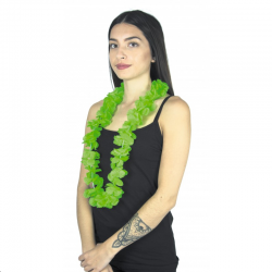 COLLIER HAWAI/A FLEURS - Vert