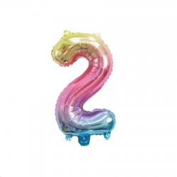 BALLON MYLARD - Chiffre 2...