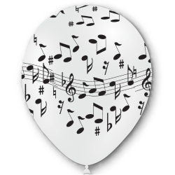 BALLON - Blanc avec notes...