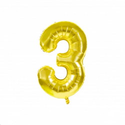 BALLON MYLARD - Chiffre 3...