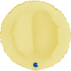 Ballon Coeur jaune pastel...