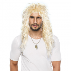 PERRUQUE - Hard rock blond