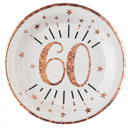 ASSIETTE - 60 ans rose gold...