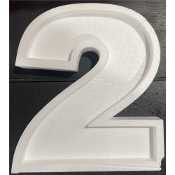 Chiffre creux 2 - Hauteur...