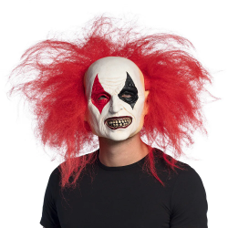 MASQUE - Clown avec cheveux...